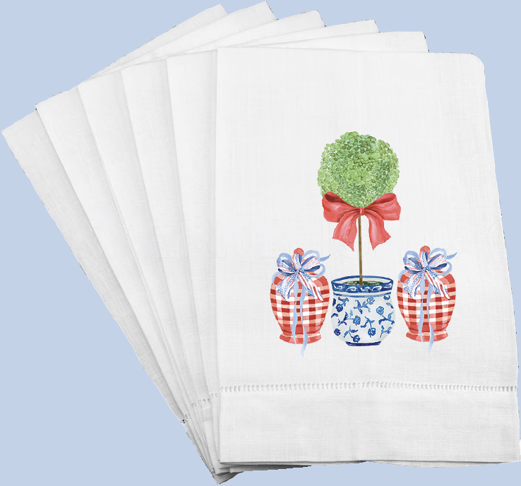 Hemstitched Guest Towels