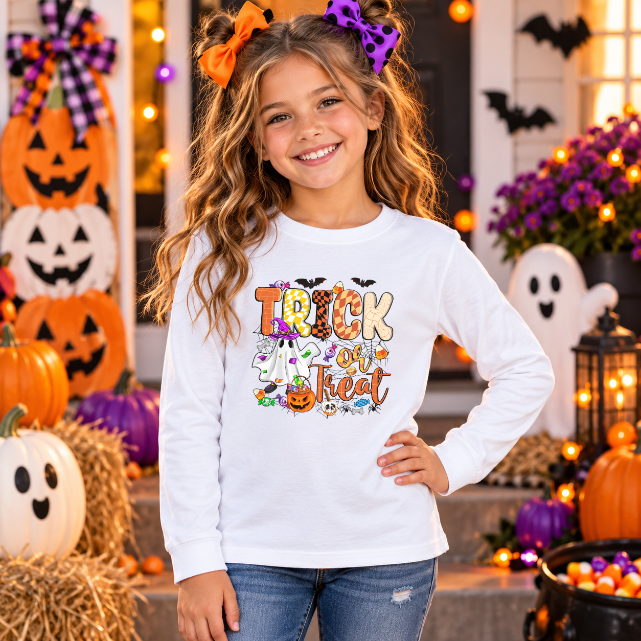 Trick Or Treat With Ghost Transfer