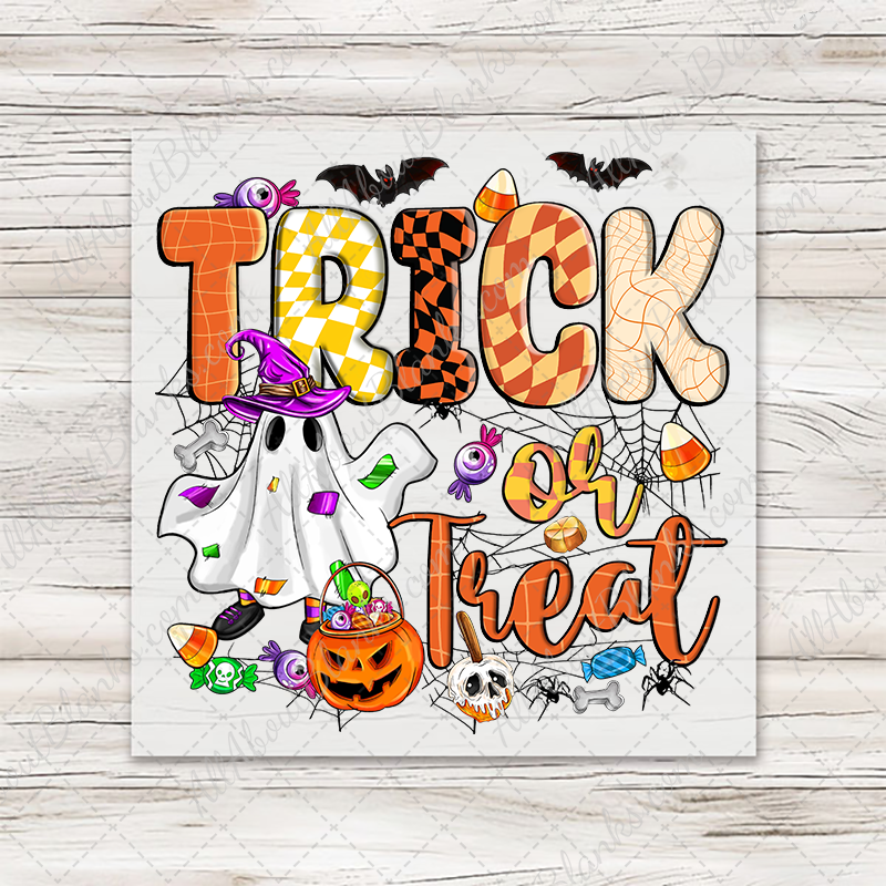 Trick Or Treat With Ghost Transfer
