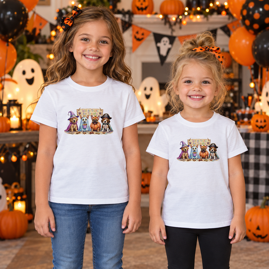 Tricks For Treats Halloween Pups Transfer