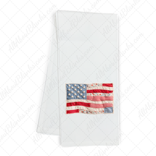 Patchwork Americana Flag Transfer