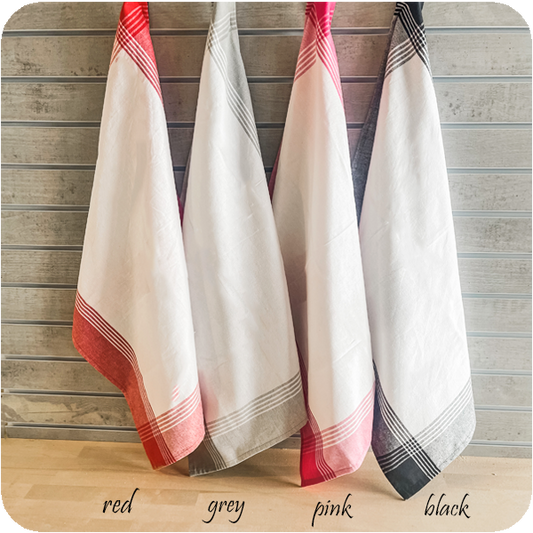 Valentines McLeod Stripe Kitchen Towels