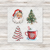 Vintage Christmas - COCKTAIL NAPKIN SIZE