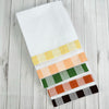 Vintage Gingham Trim Towels - Fall Assortment