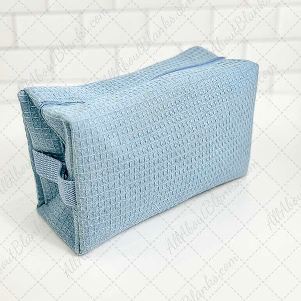 Waffle Weave Cosmetic Bag