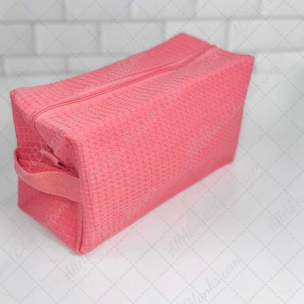 Waffle Weave Cosmetic Bag