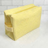 Waffle Weave Cosmetic Bag