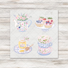 Watercolor Tea Party 2 - COCKTAIL NAPKIN SIZE