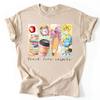 Watercolor Teach Love Inspire Blocks Transfer - T-SHIRT SIZE