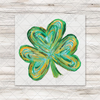 Watercolor Shamrock DTF Transfer