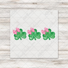 Watercolor Shamrock Trio DTF Transfer