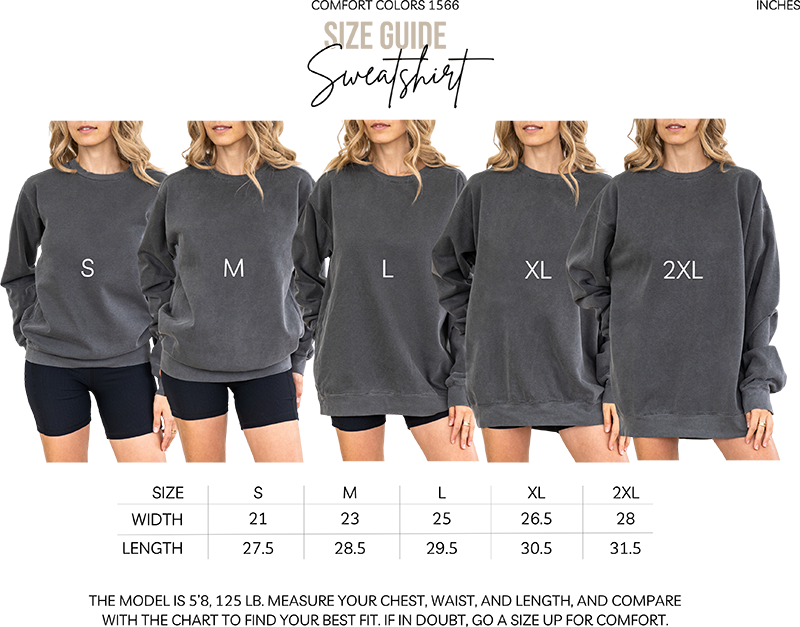 Comfort Colors Garment-Dyed Sweatshirt - Flo Blue