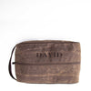 Waxed Canvas Travel Shoe Bag