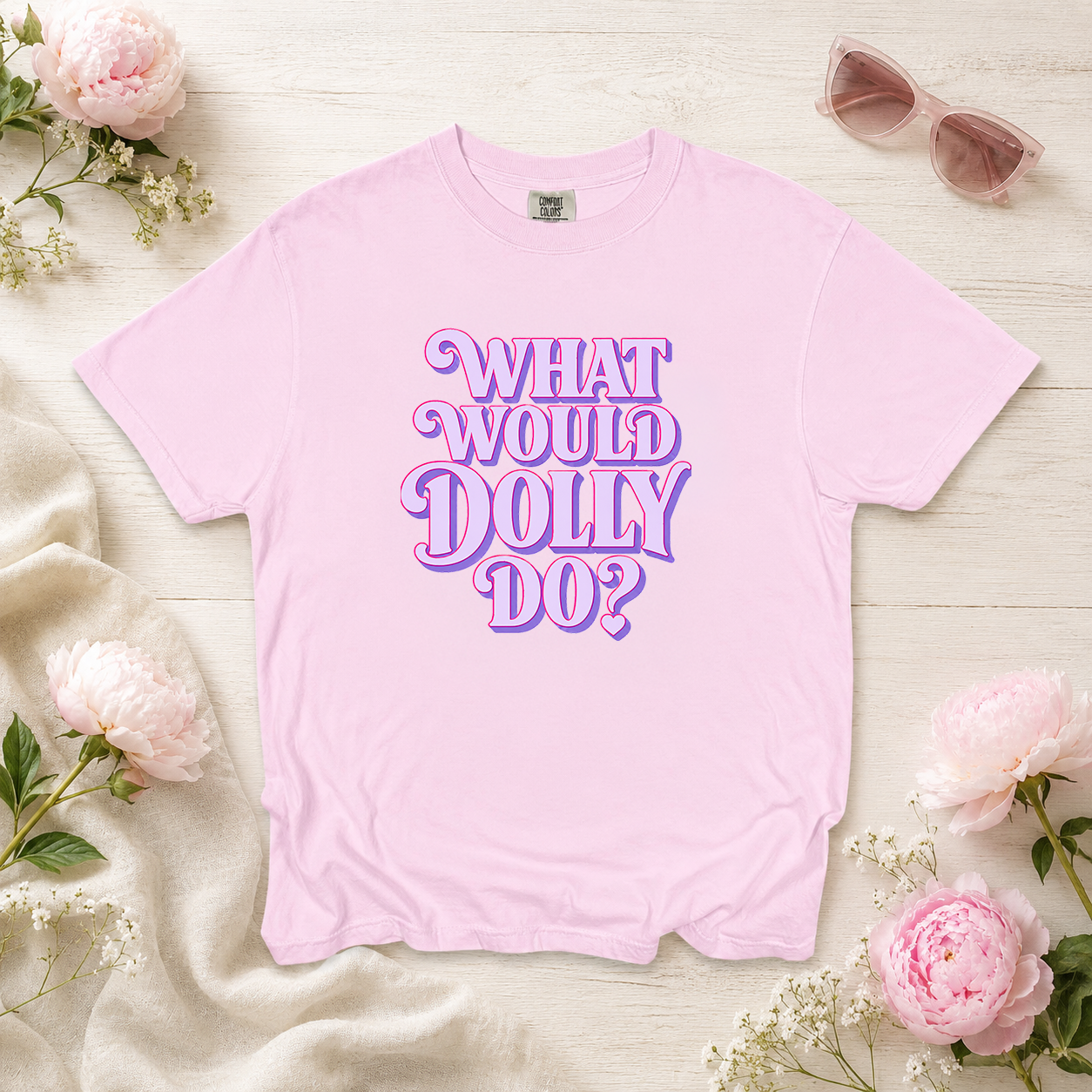 What Would Dolly Do Transfer - T-SHIRT SIZE