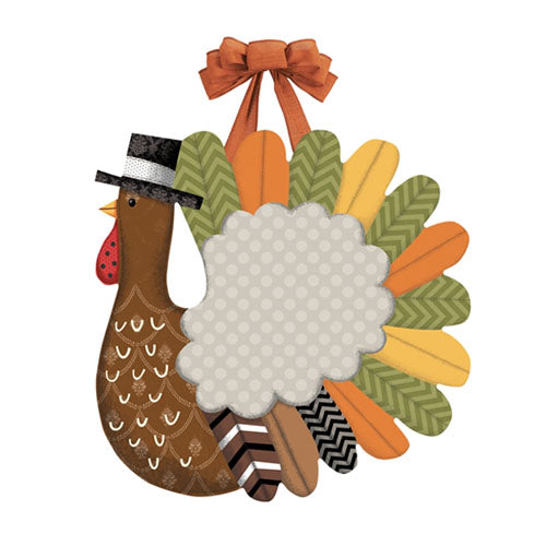 Whimsical Turkey Door Decor