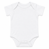 Fine Jersey Ribbed Knit Baby Onesie