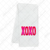 Sparkle Pink Red XOXO Valentine DTF Transfer