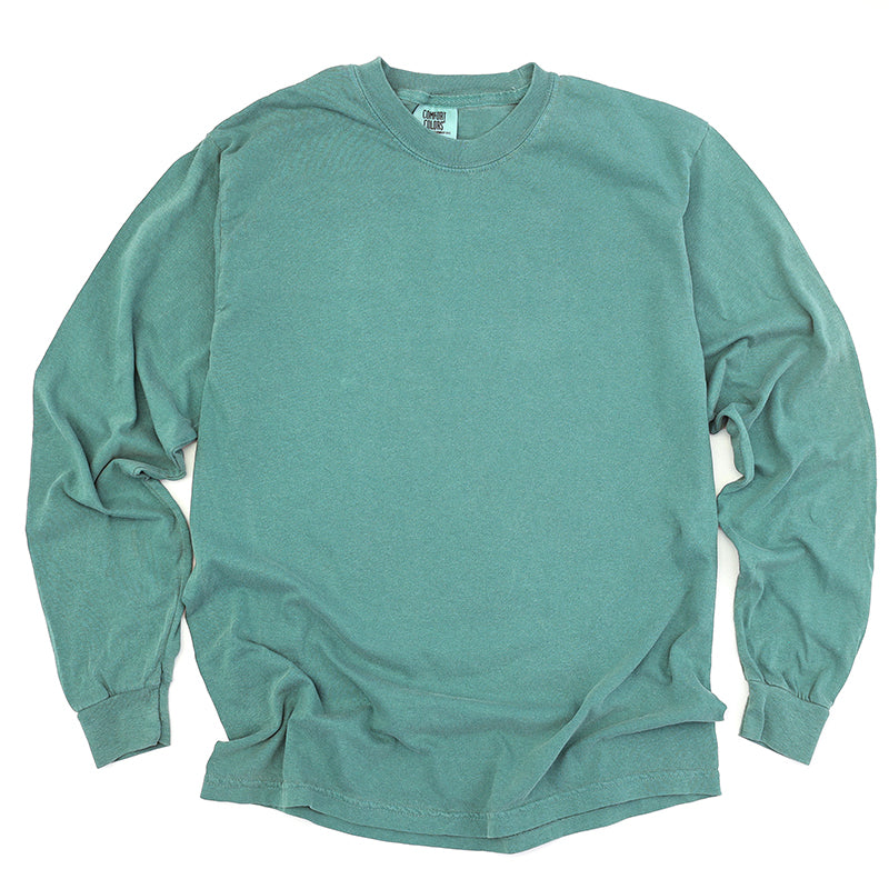 Comfort Colors Adult Heavyweight Long-Sleeve Tee - Light Green