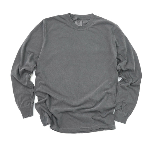 Comfort Colors Adult Heavyweight Long-Sleeve Tee - Pepper