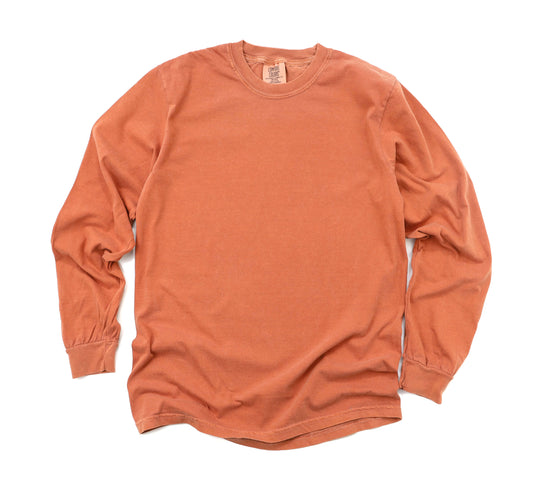 Comfort Colors Adult Heavyweight Long-Sleeve Tee - Yam